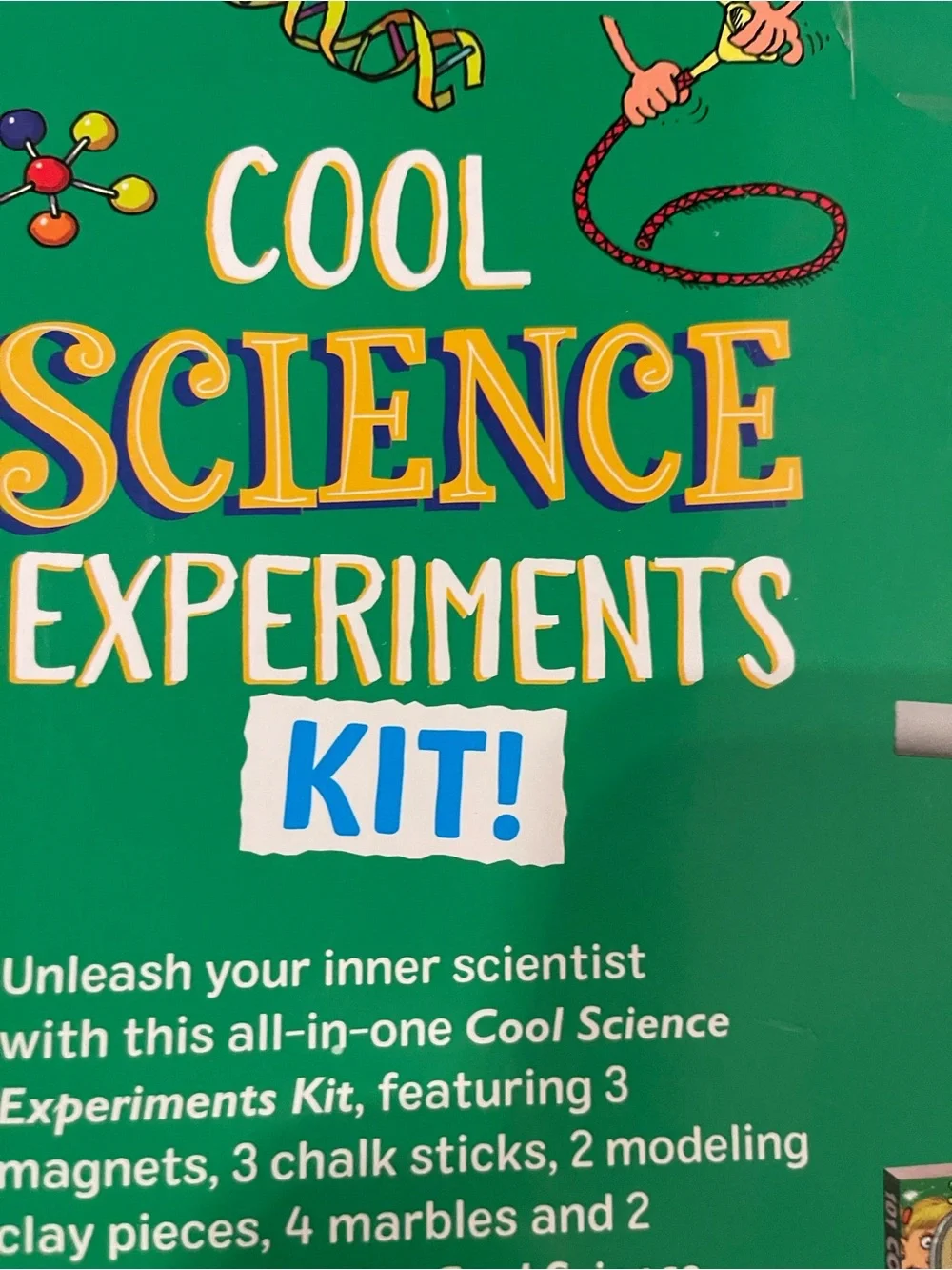 Cool Science Experiments Kit by Hinkler